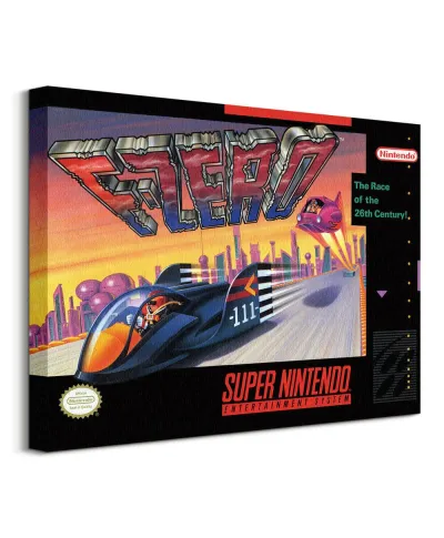 Super Nintendo F-Zero - obraz na płótnie
