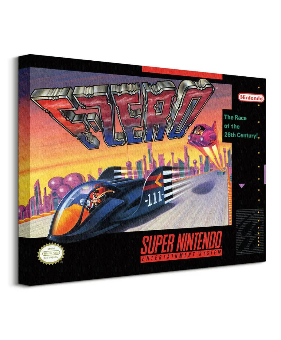 Super Nintendo F-Zero - obraz na płótnie