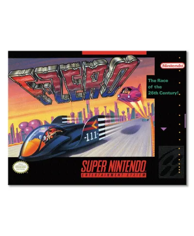 Super Nintendo F-Zero - obraz na płótnie