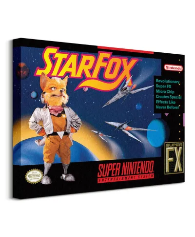 Super Nintendo Star Fox - obraz na płótnie