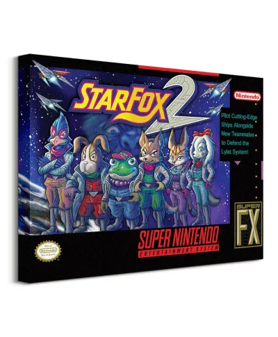Super Nintendo Star Fox 2 - obraz na płótnie