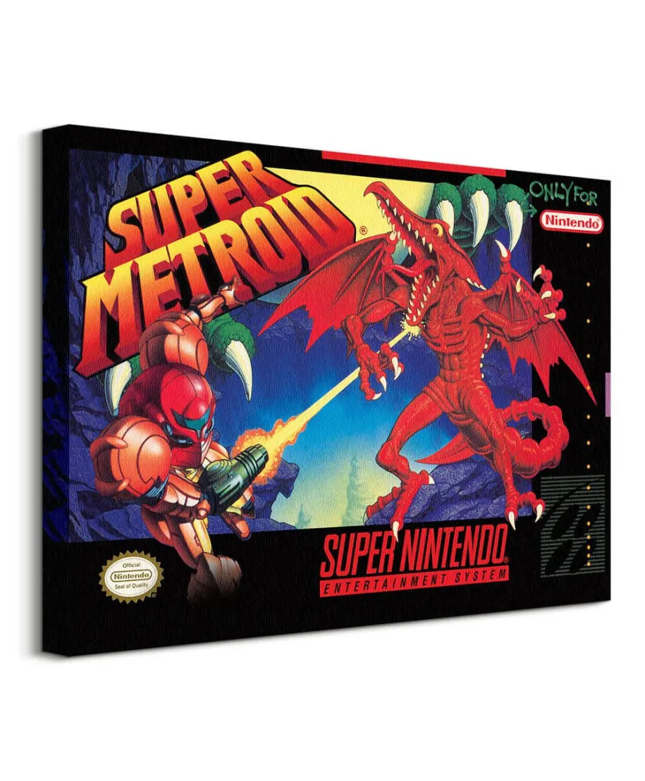 Super Nintendo Super Metroid - obraz na płótnie