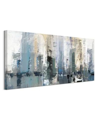 Winter Metropolis - obraz na płótnie