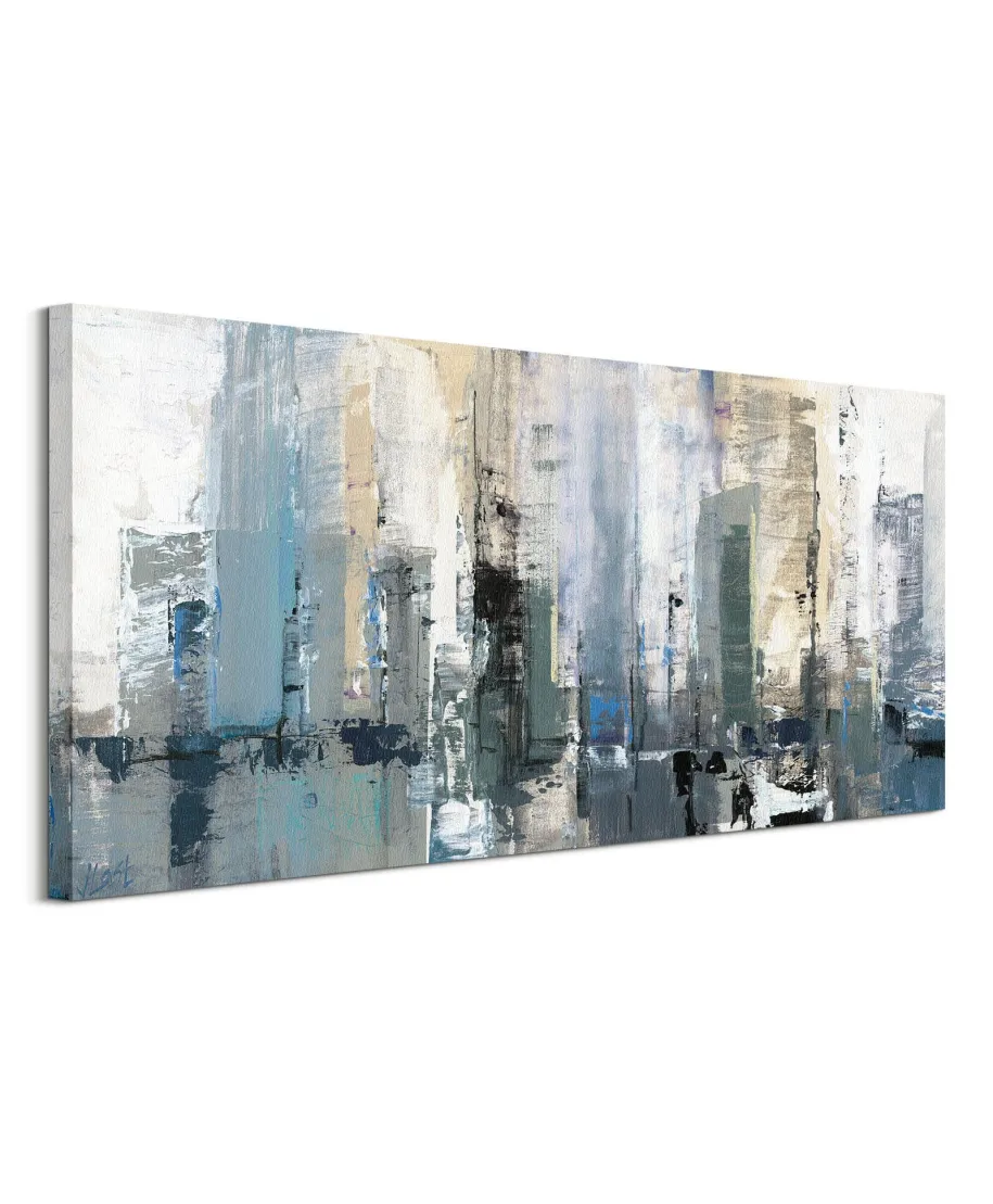 Winter Metropolis - obraz na płótnie