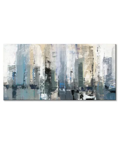 Winter Metropolis - obraz na płótnie