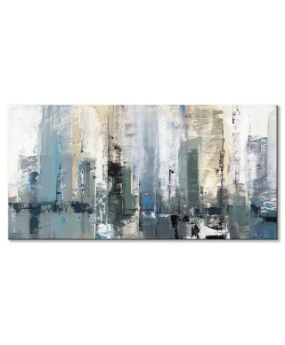 Winter Metropolis - obraz na płótnie