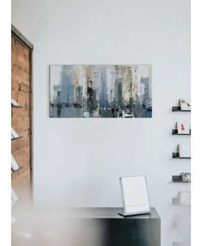 Winter Metropolis - obraz na płótnie