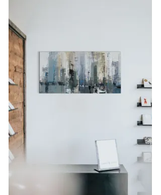 Winter Metropolis - obraz na płótnie