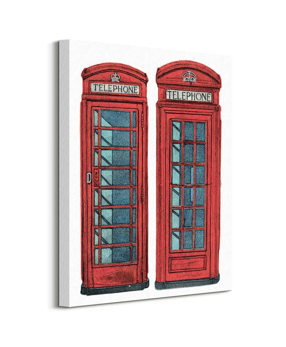 Telephone Boxes - obraz na płótnie