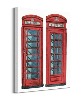 Telephone Boxes - obraz na płótnie