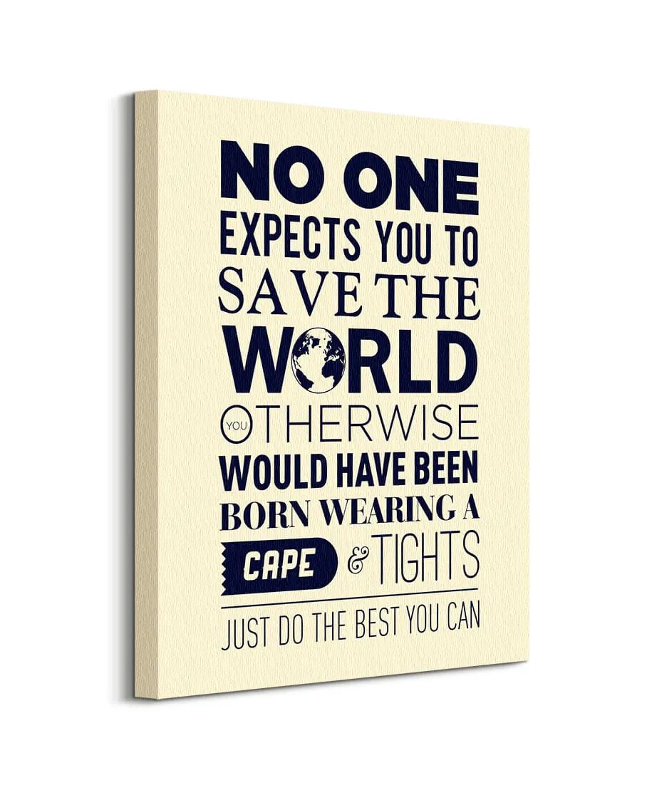 Save The World - obraz na płótnie