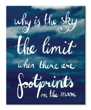 Why Is The Sky The Limit - obraz na płótnie