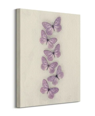 Lilac Butterflies - obraz na płótnie