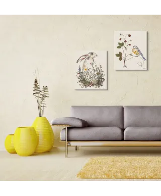 Hiding Hare - obraz na płótnie