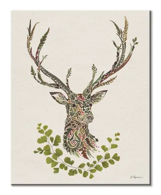 Autumn Stag - obraz na płótnie