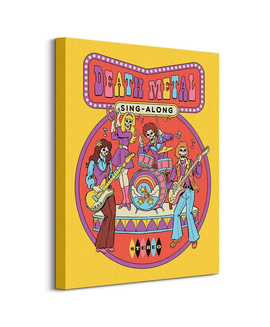 Death Metal Sing Along - obraz na płótnie