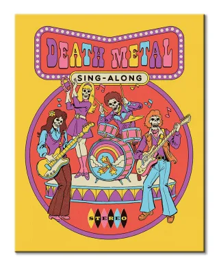 Death Metal Sing Along - obraz na płótnie