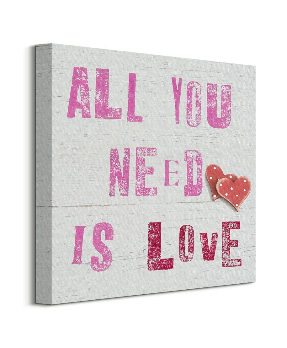All You Need Is Love - obraz na płótnie