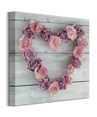 Rose Heart - obraz na płótnie