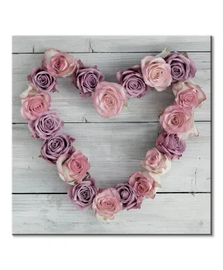 Rose Heart - obraz na płótnie