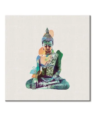 Jade Buddha - obraz na płótnie