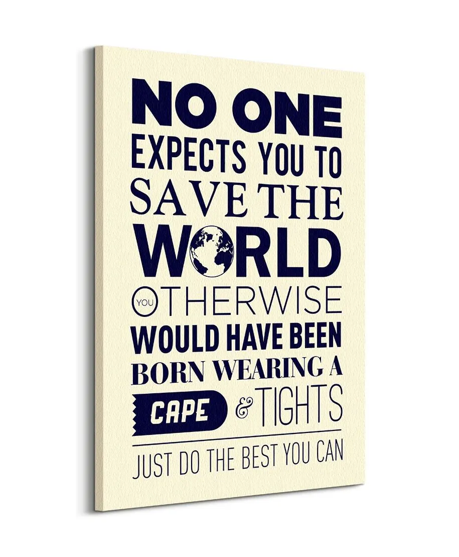Save The World - Obraz na płótnie