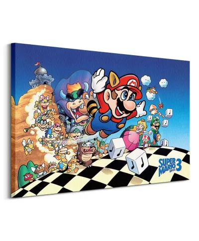 Super Mario Bros 3 Art - Obraz na płótnie