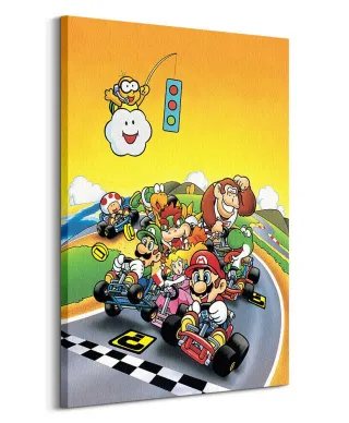 Super Mario Kart Retro - Obraz na płótnie