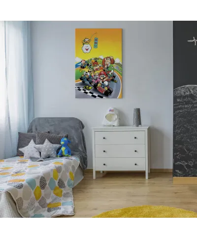 Super Mario Kart Retro - Obraz na płótnie