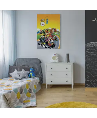 Super Mario Kart Retro - Obraz na płótnie