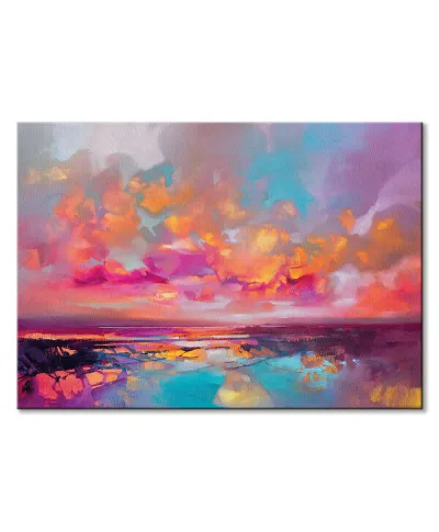 Fractal Shore - Obraz na płótnie