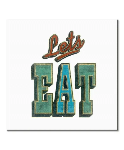 Let's Eat - obraz na płótnie
