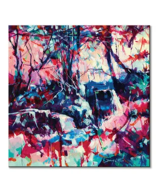 Scowles at Puzzle Wood - obraz na płótnie