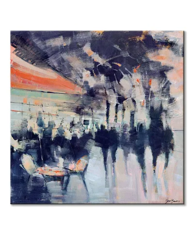 Knightsbridge Night Out - obraz na płótnie