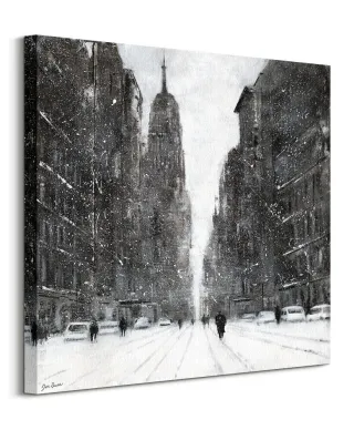 Snow Flurries 5th Avenue - obraz na płótnie