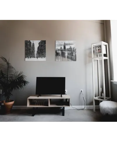 Snow Flurries 5th Avenue - obraz na płótnie