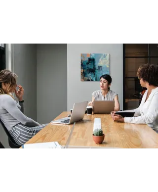 Misty City - obraz na płótnie