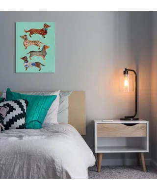 Dachshunds - obraz na płótnie