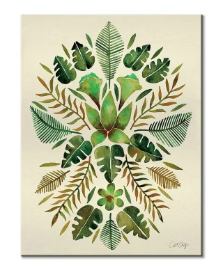 Tropical Symmetry - obraz na płótnie