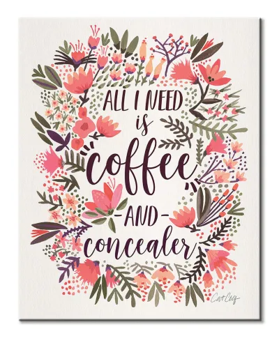 Coffee and Concealer - obraz na płótnie