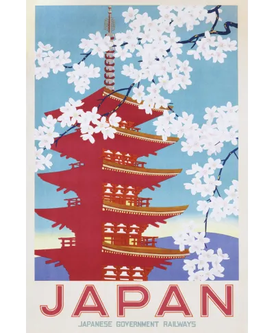 Japan Railways Blossom - plakat