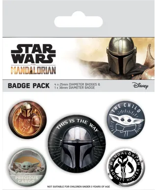 Star Wars The Mandalorian This Is The Way - przypinki