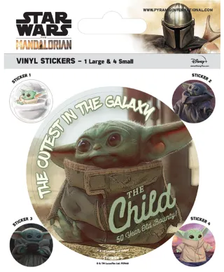 Star Wars The Mandalorian The Child - naklejki
