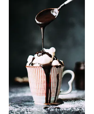 Czekoladowa kawa - plakat