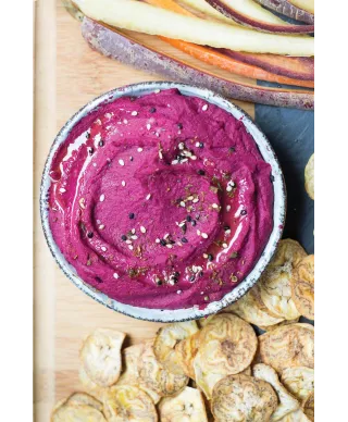 Beet Hummus - plakat