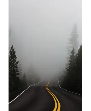 Droga We Mgle - plakat