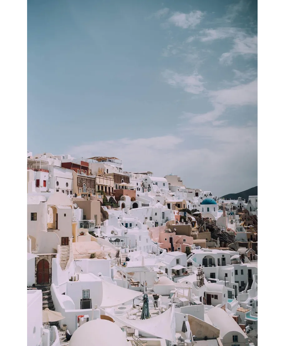 Santorini - plakat
