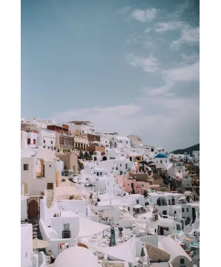 Santorini - plakat