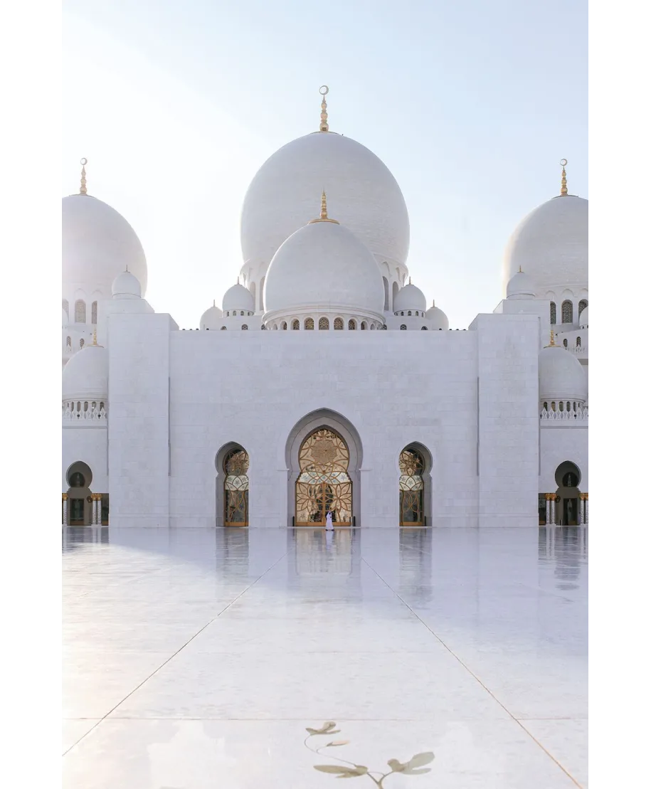 Wielki Meczet Szejka Zajida - plakat