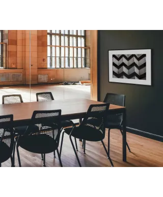 Biało-czarna fasada - reprodukcja